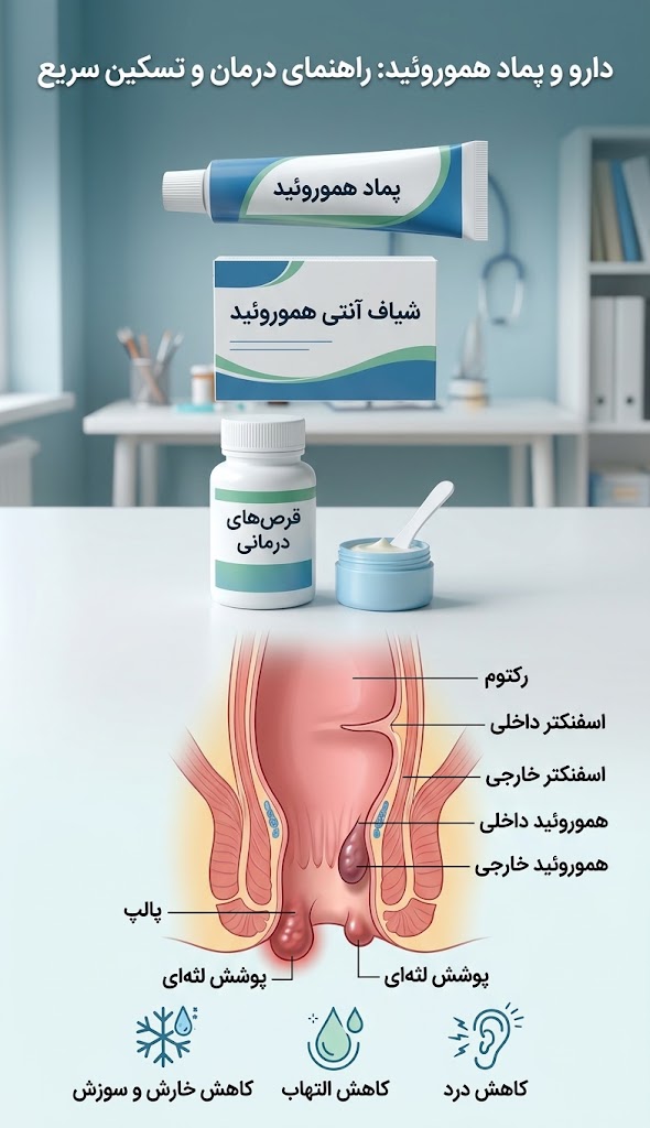 بهترین دارو و پماد برای هموروئید (بواسیر)؛ انواع و نحوه مصرف